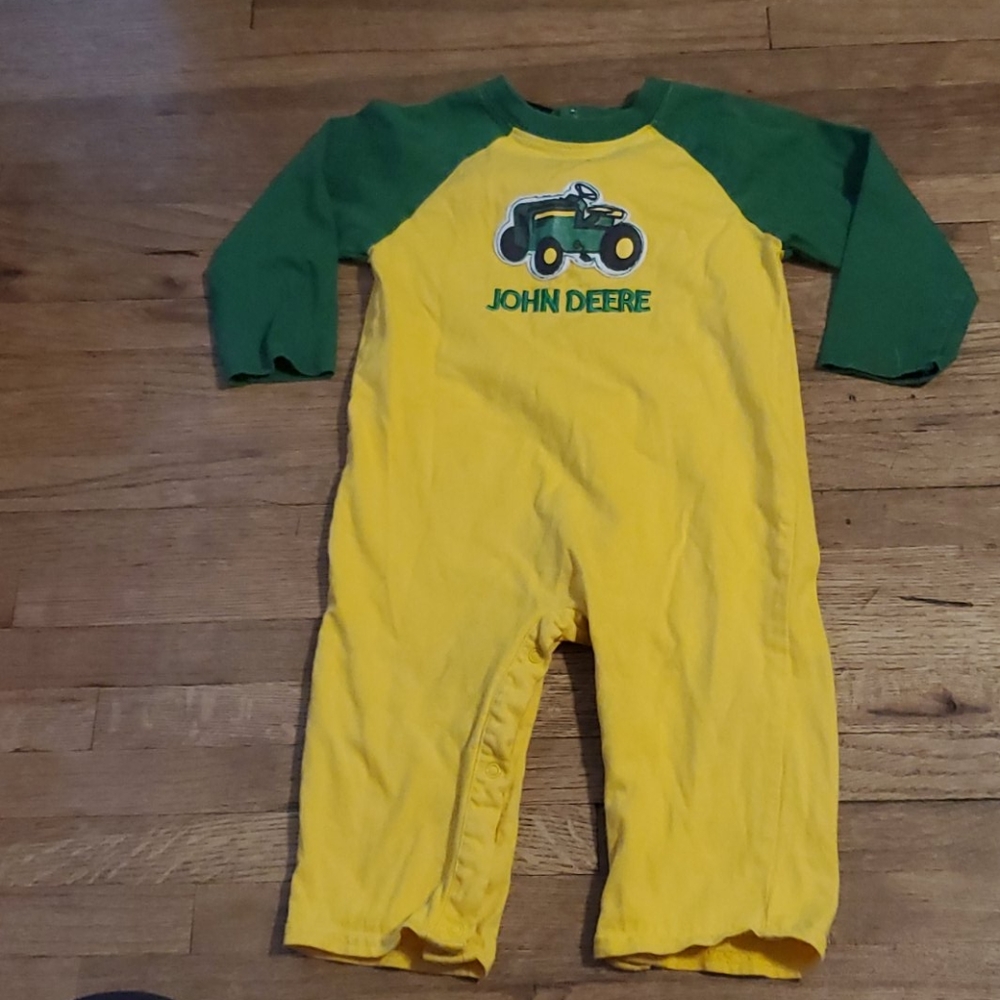 John Deere footless pajamas